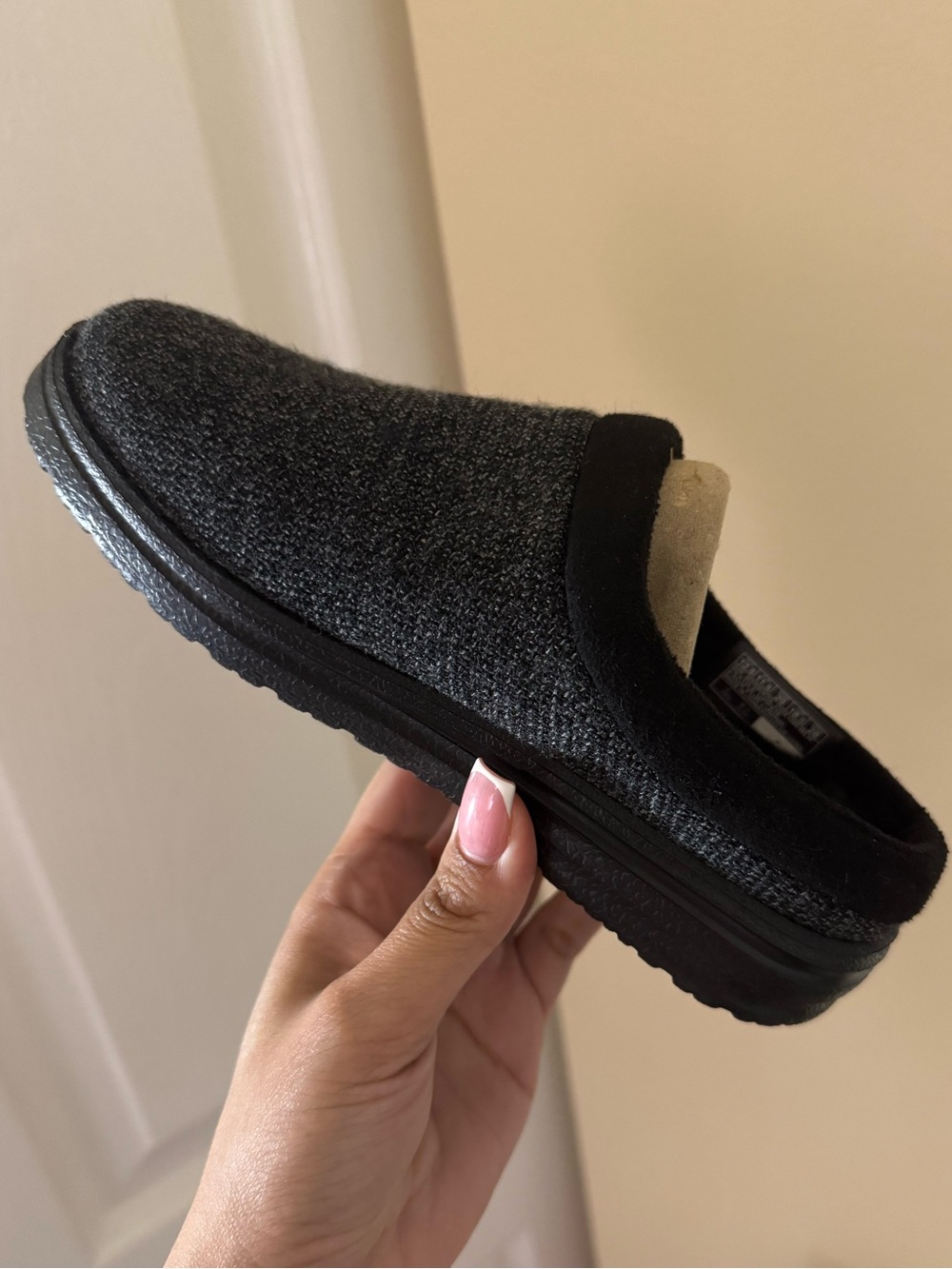 Skechers Women's Black Heathered Slip-On Clog